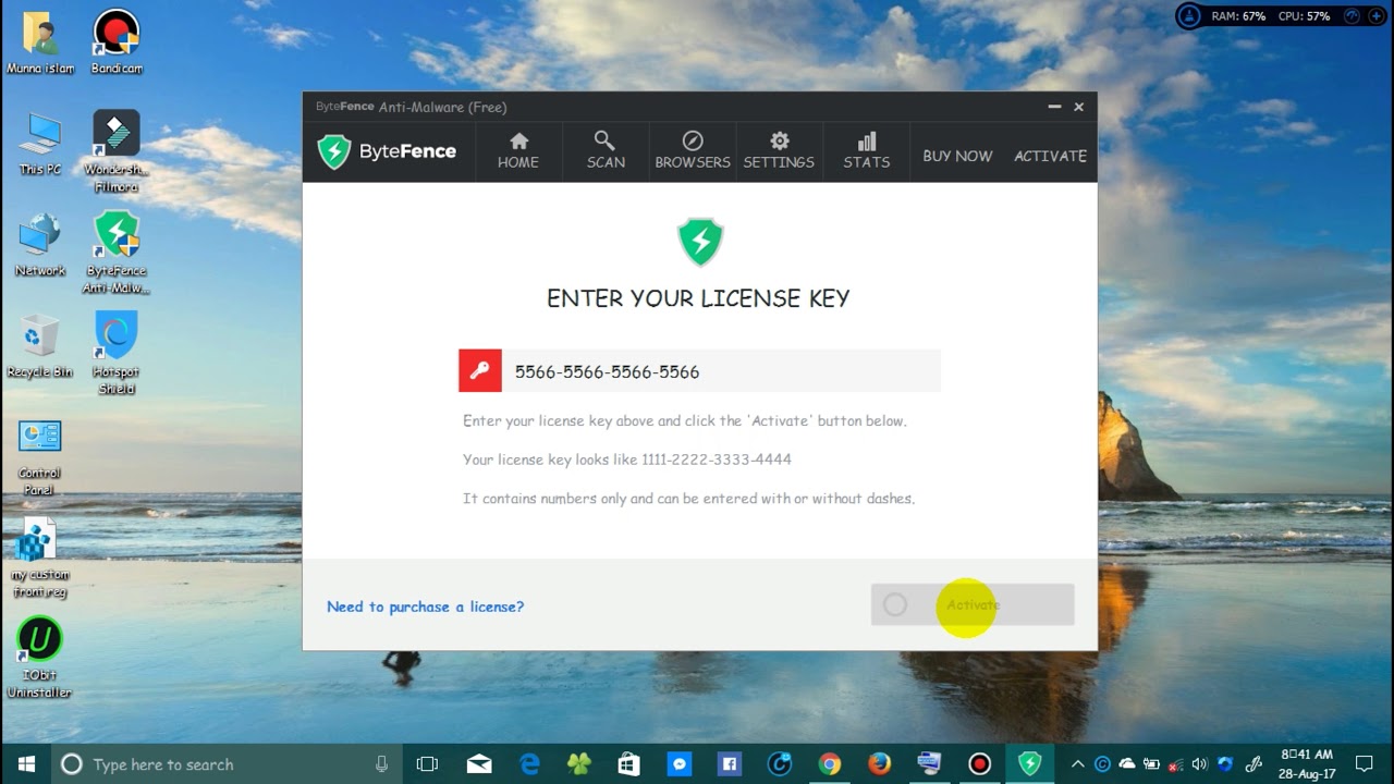 malwarebytes free serial key